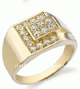 Hot-selling 9K yellow gold ring